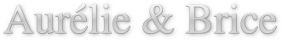 Aurélie et Brice